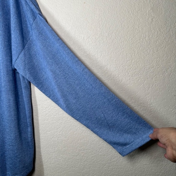 Soft Surroundings Top Jersey Knit Womens 3X  Oversized Zipper Versatile Boho - Picture 6 of 14